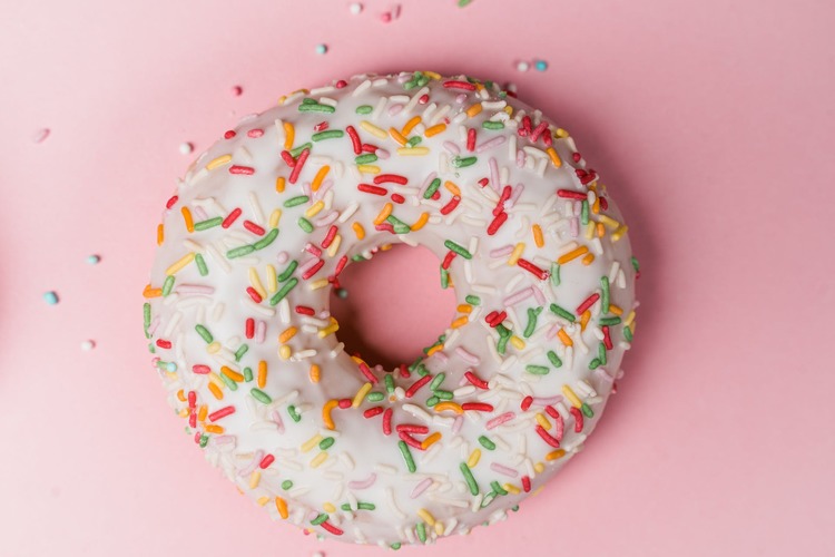Vanilla Ring Donuts with Sprinkles - Donut Recipe